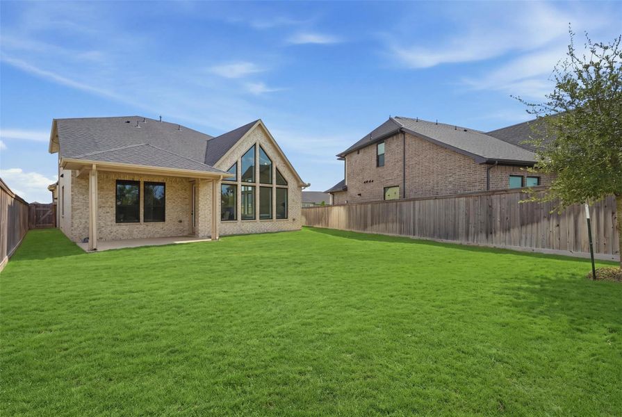 Exterior details and patio area of a home in Bridgeland 45', 50', 70', Cypress (Image 29). Exterior details and patio area of a home in Bridgeland 45', 50', 70', Cypress (Image 29).