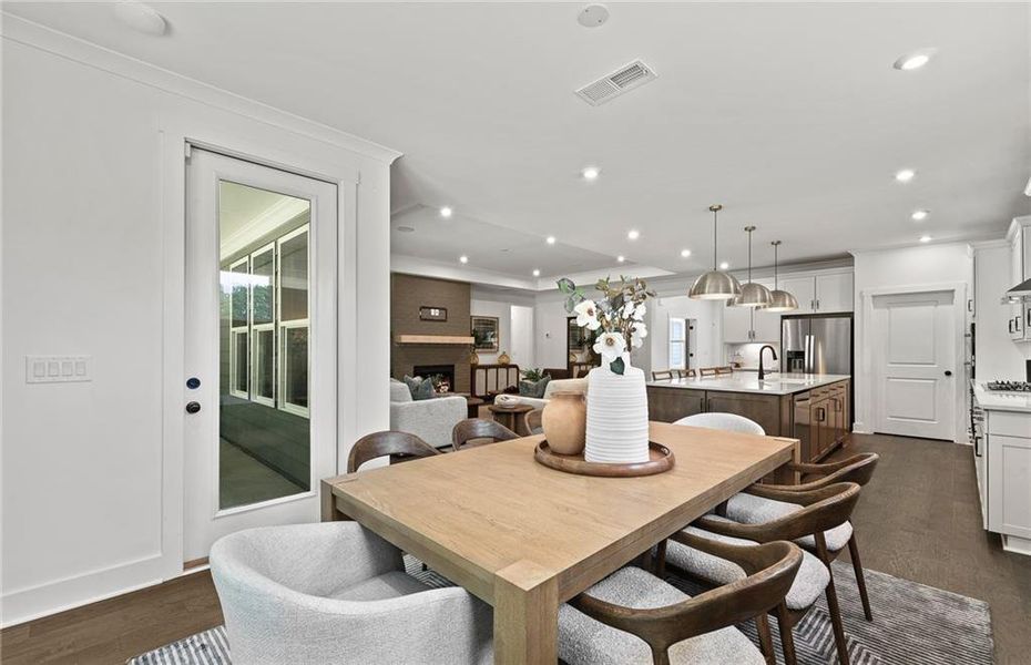 Furnished interior view inside a new home in , Villa Rica (Image 34). Furnished interior view inside a new home in , Villa Rica (Image 34).