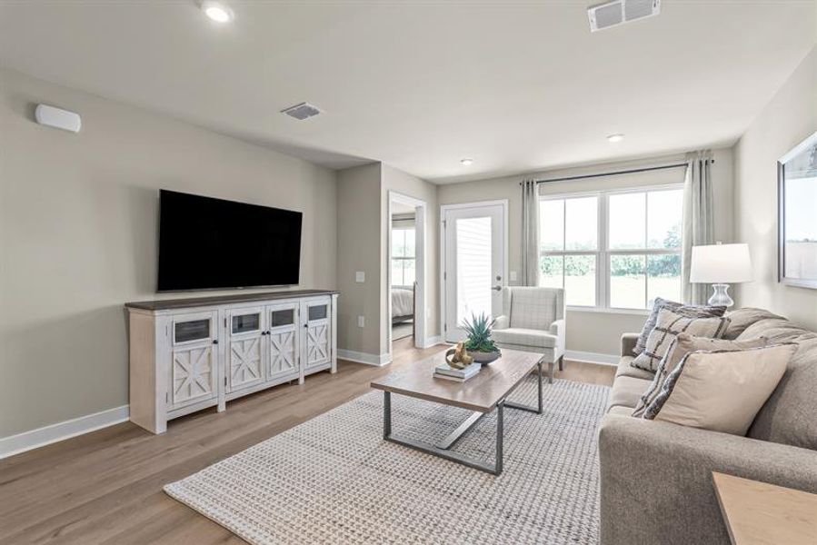 Representative furnished interior of a home built from the NEW - Dunmore by Ryan Homes in Middle Creek Village, Bolivia (Image 16).