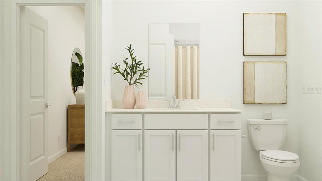 Furnished interior view inside a new home in Meadow Pointe, Groveland (Image 11).