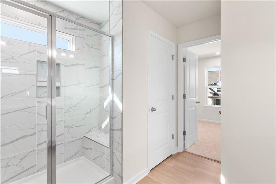 Furnished interior view inside a new home in The Village at Shallowford, Kennesaw (Image 15). Furnished interior view inside a new home in The Village at Shallowford, Kennesaw (Image 15).