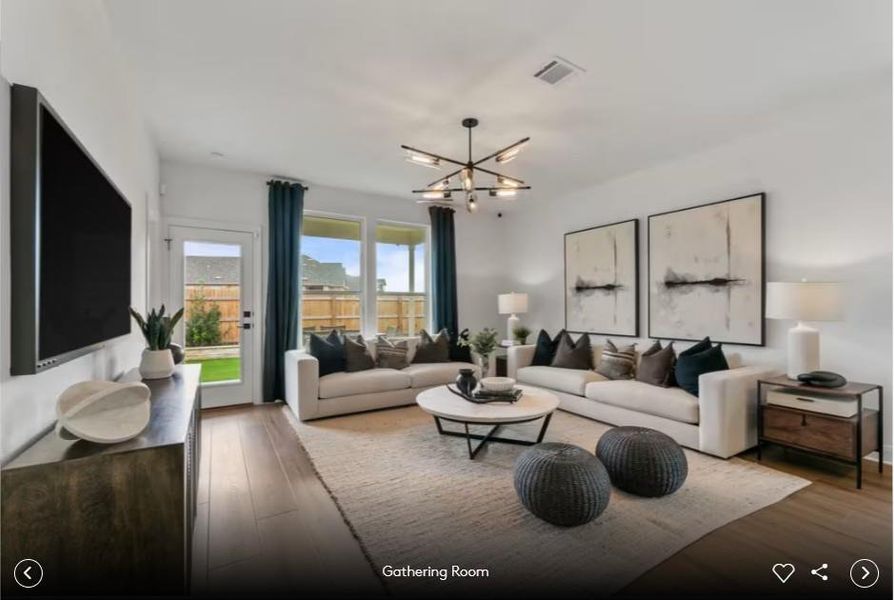 Interior photos- Photo of Pulte model home with same floor plan, not of actual home listed.