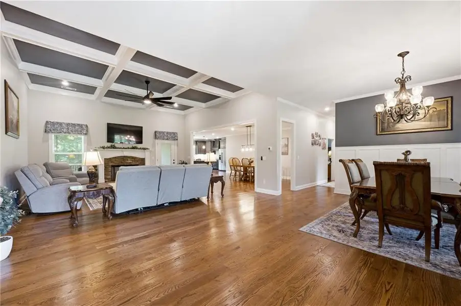 Furnished interior view inside a new home in , Dawsonville (Image 11).