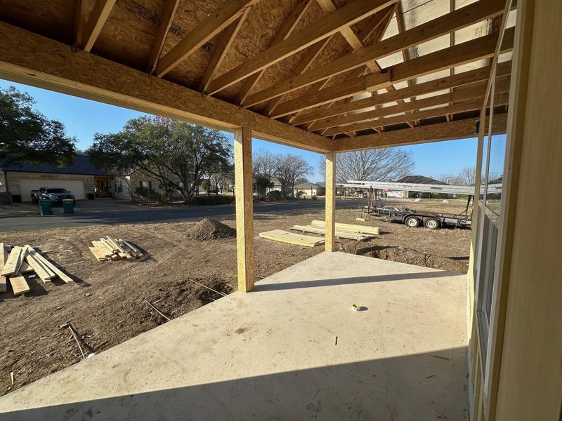 View of patio