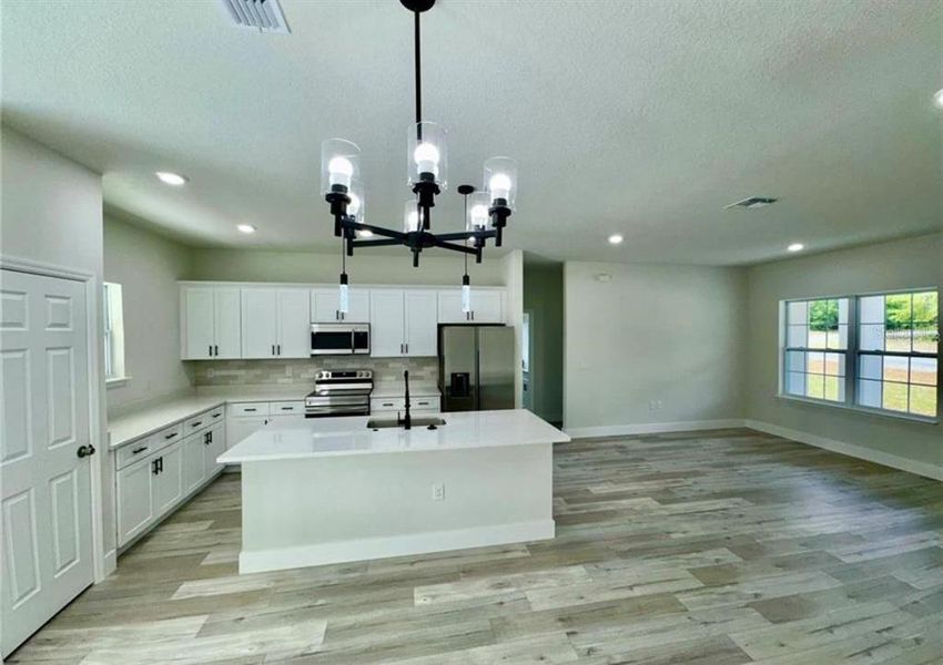 Furnished interior view inside a new home in , Citrus Springs (Image 3).