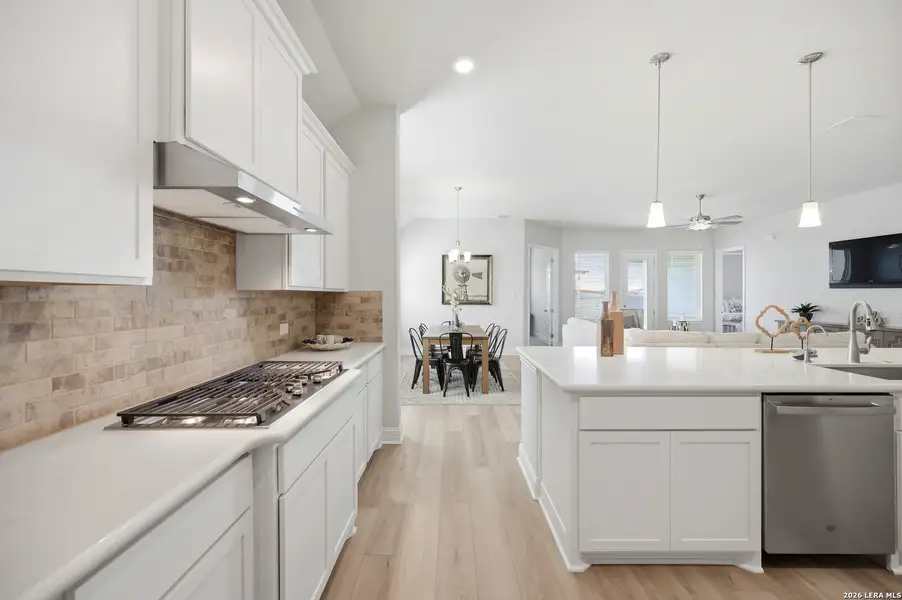 Furnished interior view inside a new home in The Parklands, Schertz (Image 17).