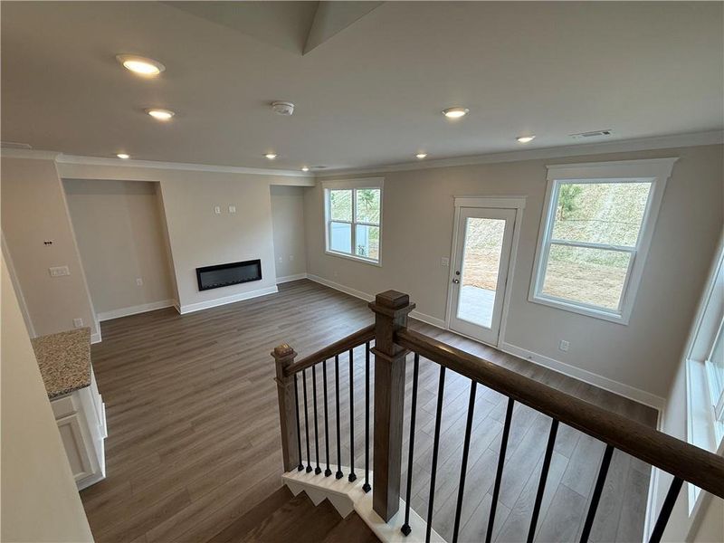 Spacious, unfurnished interior of a new home in The Towns at Auburn Station West, Auburn (Image 11).