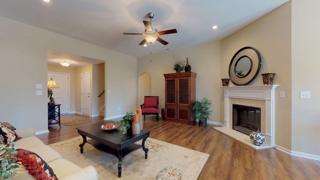 Representative furnished interior of a home built from the Wyatt by Bill Clark Homes in Davenport Farms, Winterville (Image 12).