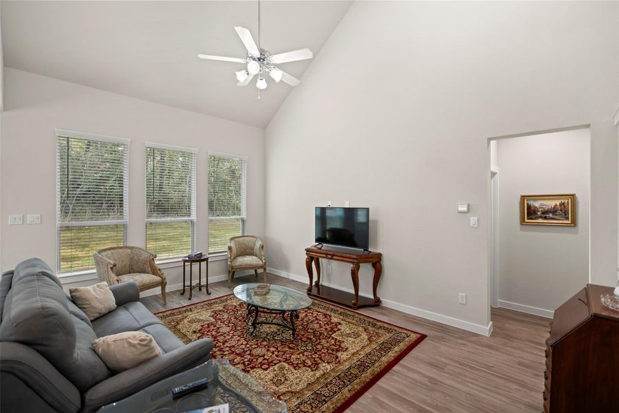 Furnished interior view inside a new home in Oakwood Ranch, Willis (Image 16). Furnished interior view inside a new home in Oakwood Ranch, Willis (Image 16).