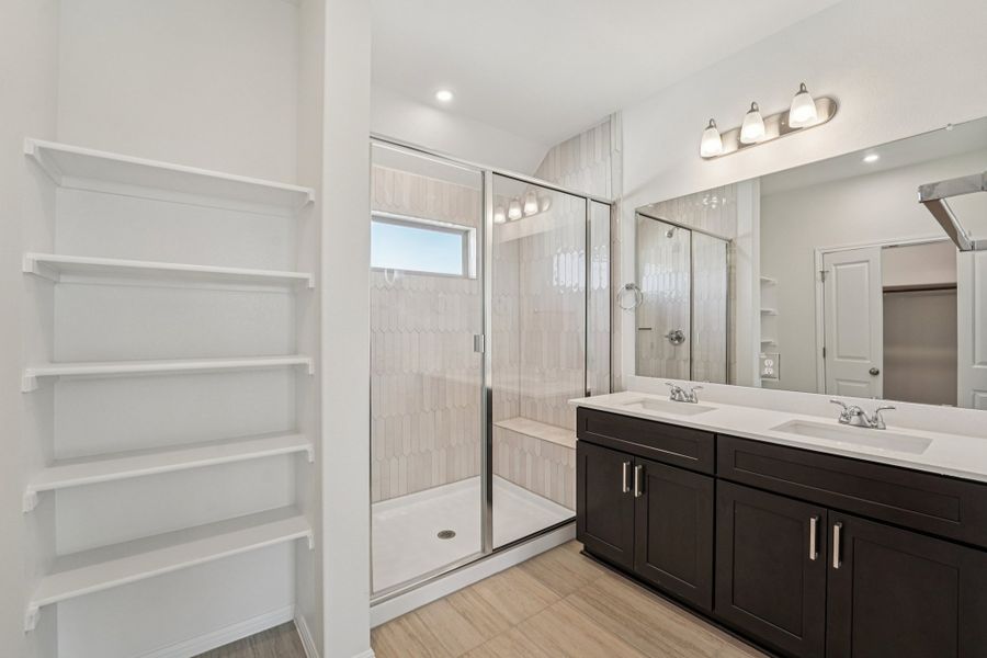 Furnished interior view inside a new home in Sage Hollow, Kyle (Image 7). Furnished interior view inside a new home in Sage Hollow, Kyle (Image 7).