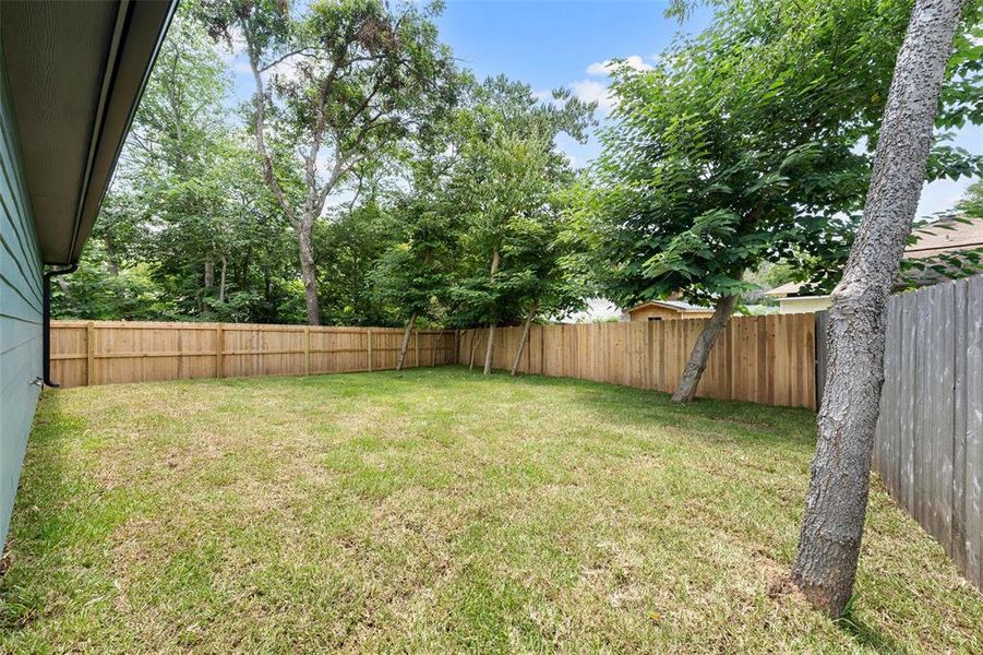 Exterior details and patio area of a home in , Waco (Image 18). Exterior details and patio area of a home in , Waco (Image 18).