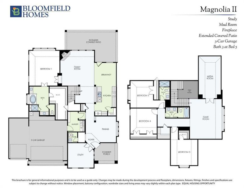 2D floor plan layout of this home in Waverly Estates, Josephine, TX (Image 2).