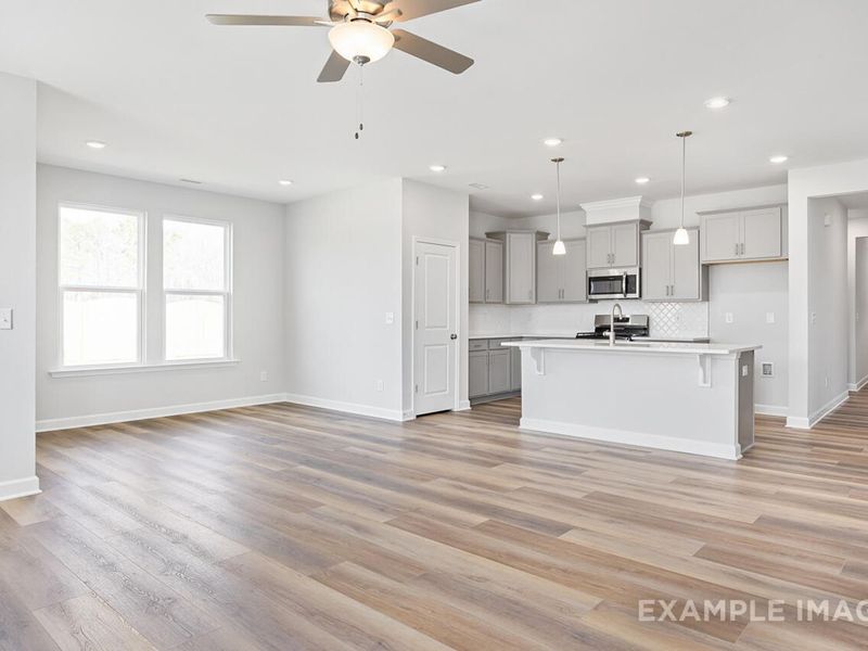 Spacious, unfurnished interior of a new home in Woodland Crossing, Zebulon (Image 15).