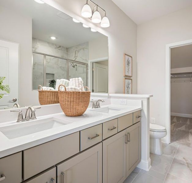 Representative furnished interior of a home built from the The Hawthorne by Windsong Properties in Harmony Walk, Cartersville (Image 9).