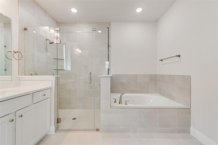 Furnished interior view inside a new home in Sutton Fields, Celina (Image 12).