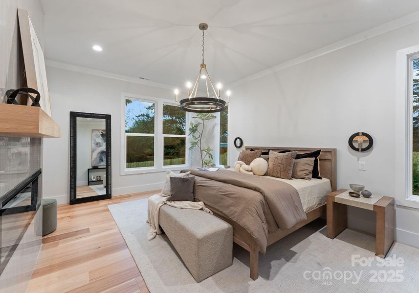 Furnished interior view inside a new home in , Charlotte (Image 18). Furnished interior view inside a new home in , Charlotte (Image 18).