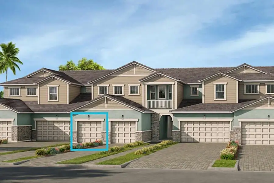 Representative exterior photo of a completed home built from the Delmar by Mattamy Homes in Arboretum, Naples, FL (Image 2).