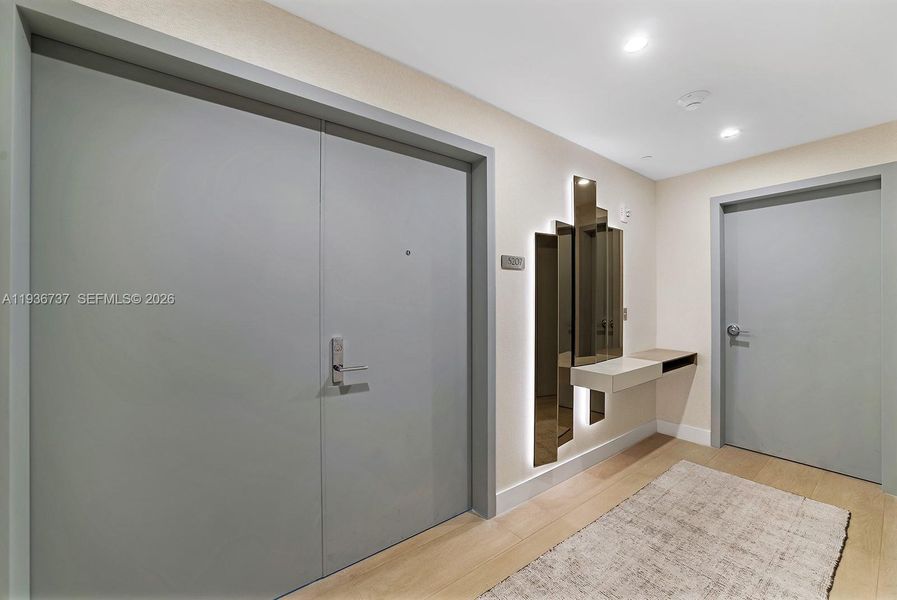 Furnished interior view inside a new home in , Miami (Image 17).