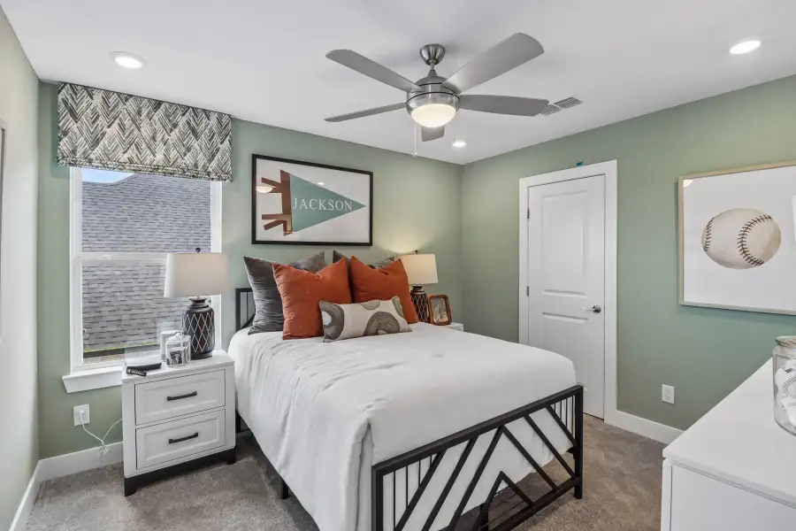 Furnished interior view inside a new home in Blue Creek Trails, Richmond (Image 28).