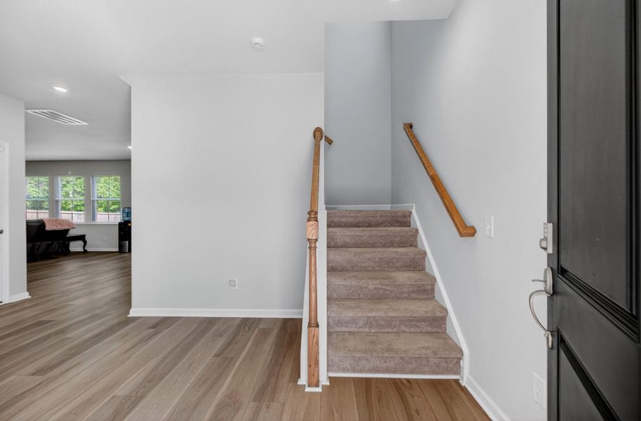 Spacious, unfurnished interior of a new home in Limehouse Village: Arbor Series, Summerville (Image 22). Spacious, unfurnished interior of a new home in Limehouse Village: Arbor Series, Summerville (Image 22).