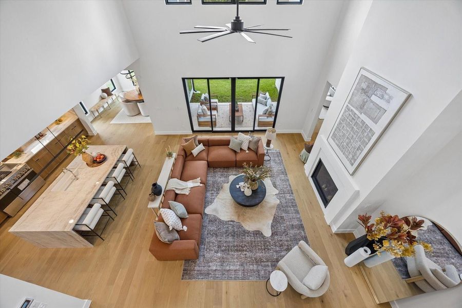 Furnished interior view inside a new home in , Houston (Image 9). Furnished interior view inside a new home in , Houston (Image 9).