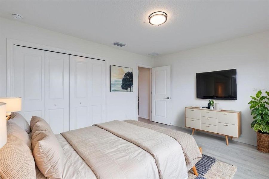 Furnished interior view inside a new home in , The Villages (Image 17).