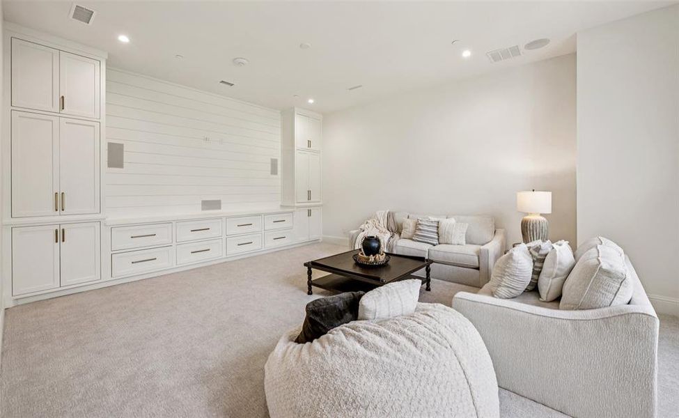 Pre-wired for sound and projector