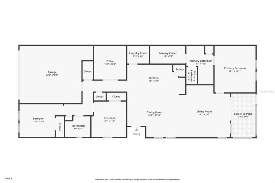 2D floor plan layout of this home in , Venice, FL (Image 6). 2D floor plan layout of this home in , Venice, FL (Image 6).
