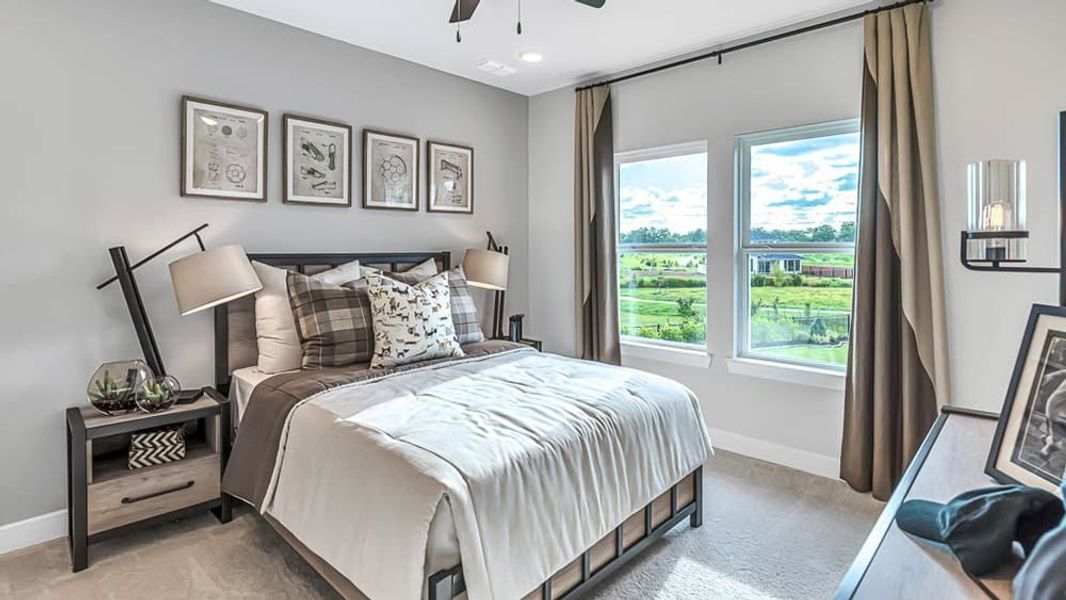 Furnished interior view inside a new home in Avalon at Cypress, Cypress (Image 49).