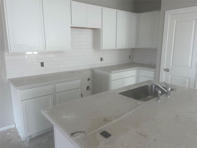In-progress construction of a new home in Laurel Landing, Alvin, TX (Image 8).