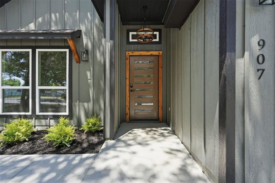 Exterior details and patio area of a home in , White Settlement (Image 3).