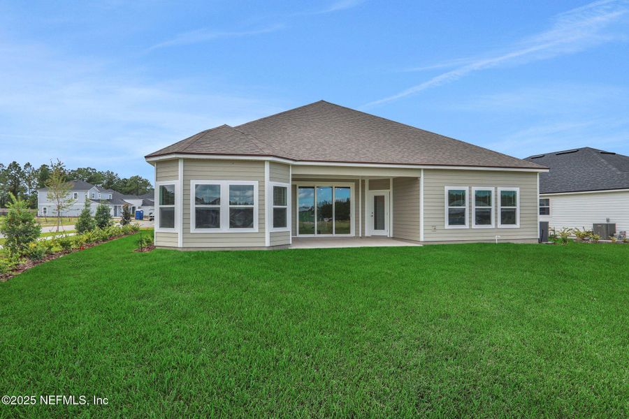 Exterior details and patio area of a home in Hyland Trail, Green Cove Springs (Image 3). Exterior details and patio area of a home in Hyland Trail, Green Cove Springs (Image 3).