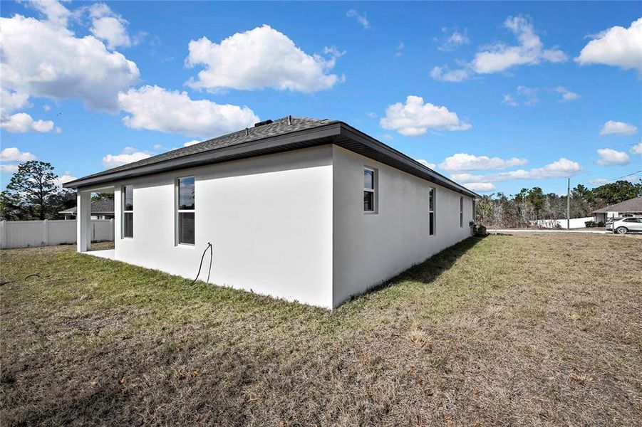 Exterior details and patio area of a home in , Brooksville (Image 23). Exterior details and patio area of a home in , Brooksville (Image 23).