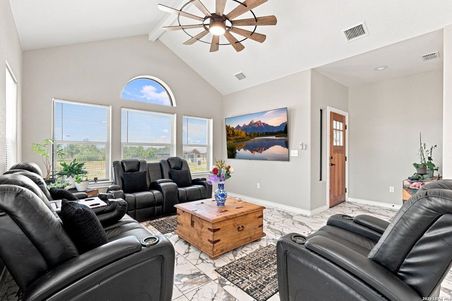 Furnished interior view inside a new home in , Von Ormy (Image 10).