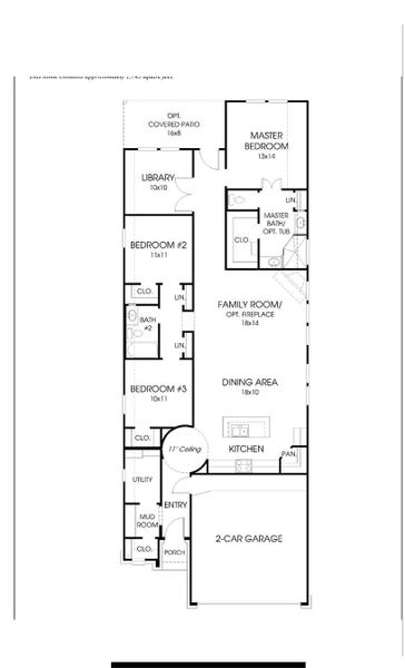 2D floor plan layout of this home in Jordan Ranch 40', Fulshear, TX (Image 2). 2D floor plan layout of this home in Jordan Ranch 40', Fulshear, TX (Image 2).