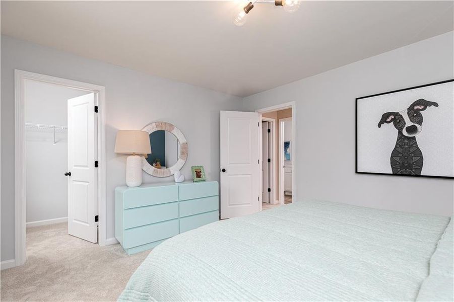 Furnished interior view inside a new home in River Oaks, Locust Grove (Image 10).