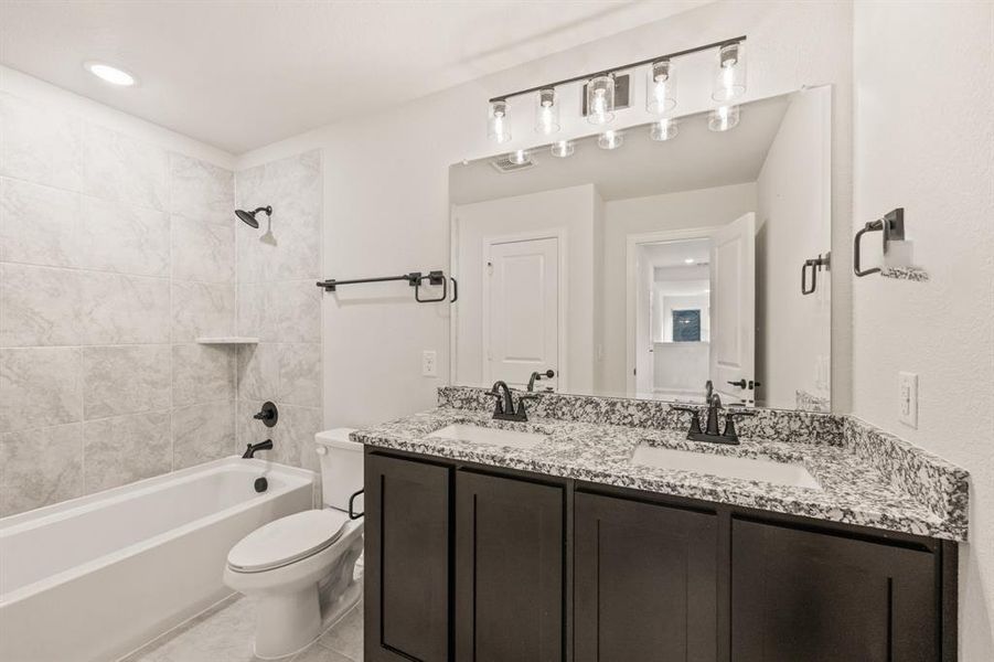 Furnished interior view inside a new home in Mockingbird Hills 60-65, Joshua (Image 14).