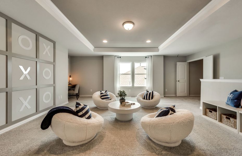 Furnished interior view inside a new home in Kings Way, Denton (Image 21).