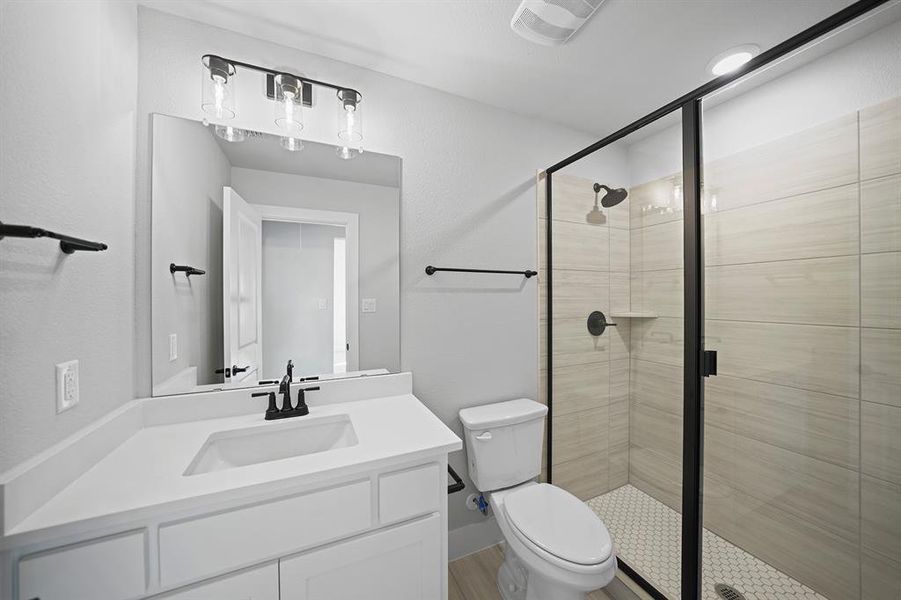 Furnished interior view inside a new home in Fields - 40' Lots, Frisco (Image 10). Furnished interior view inside a new home in Fields - 40' Lots, Frisco (Image 10).