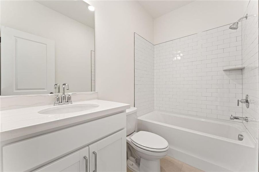 Furnished interior view inside a new home in Townes at South Main, Kennesaw (Image 9).