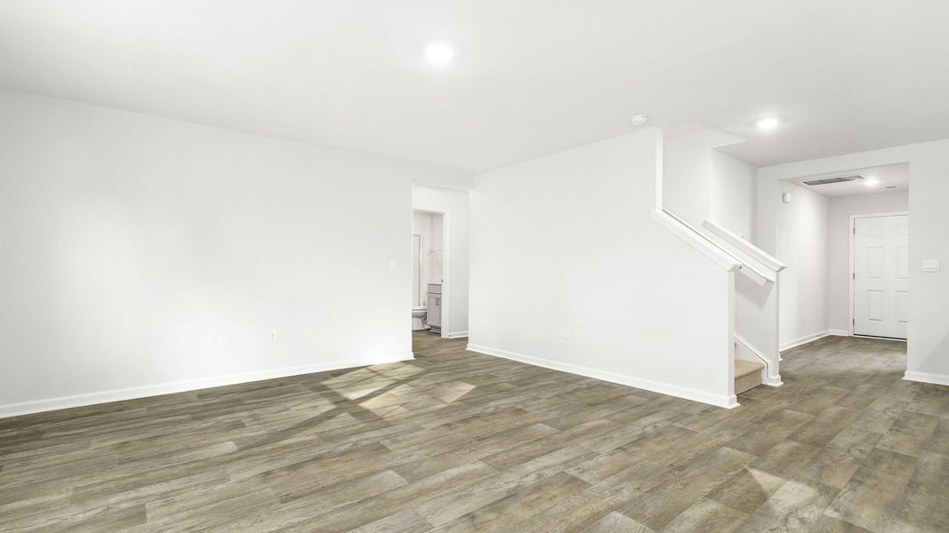 Spacious, unfurnished interior of a new home in Mount Hope Estates, Winston-Salem (Image 16). Spacious, unfurnished interior of a new home in Mount Hope Estates, Winston-Salem (Image 16).