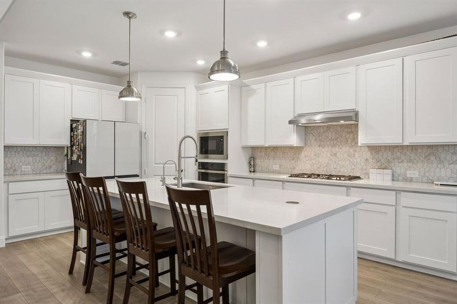 Furnished interior view inside a new home in , Northlake (Image 18).