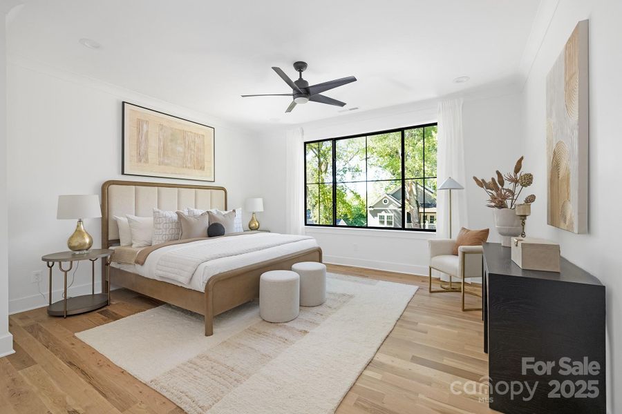 Furnished interior view inside a new home in , Charlotte (Image 14).