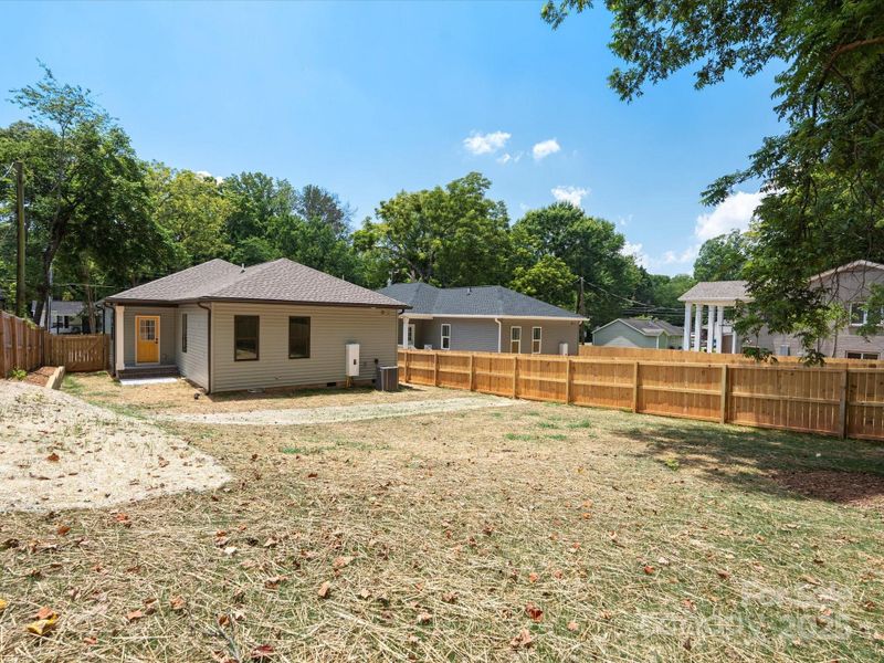 Exterior details and patio area of a home in , Charlotte (Image 3). Exterior details and patio area of a home in , Charlotte (Image 3).