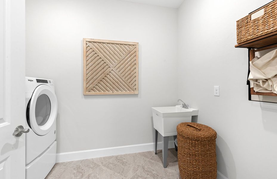 Large laundry room