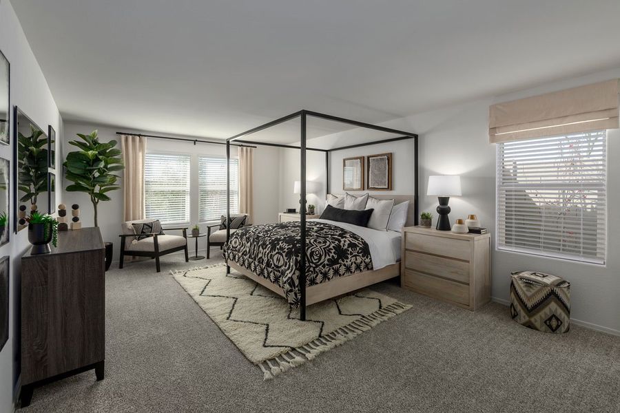 Furnished interior view inside a new home in Ventana de Estrellas Enclaves, Goodyear (Image 5).
