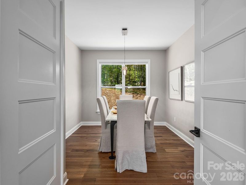 Furnished interior view inside a new home in , Hendersonville (Image 9).