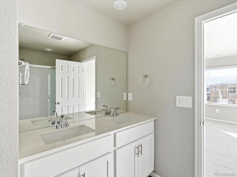 Furnished interior view inside a new home in , Thornton (Image 10).