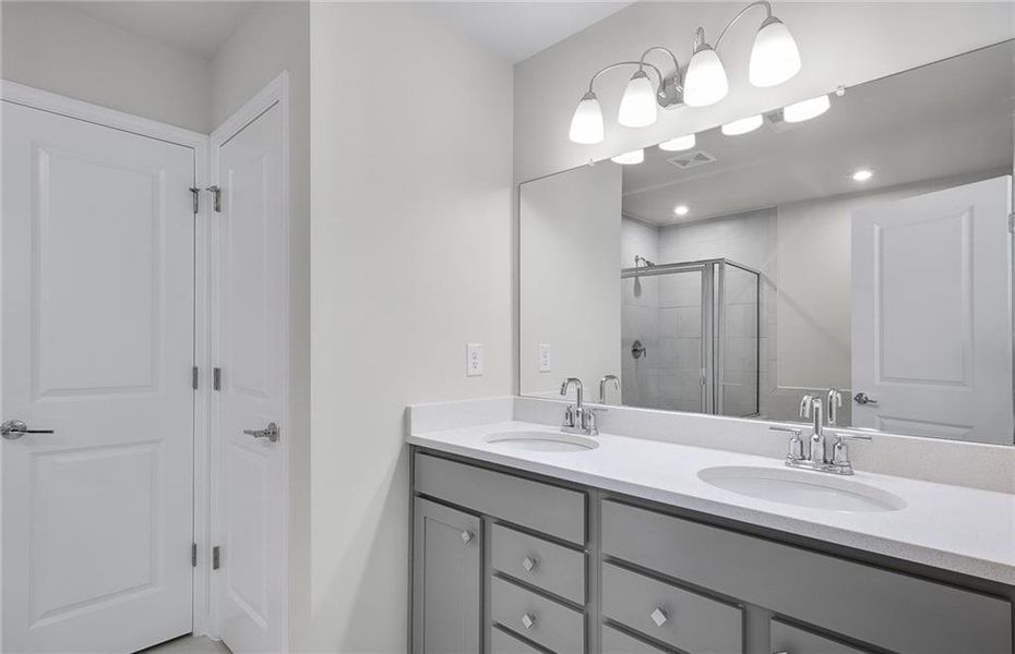 Furnished interior view inside a new home in Anderson Point, McDonough (Image 7).