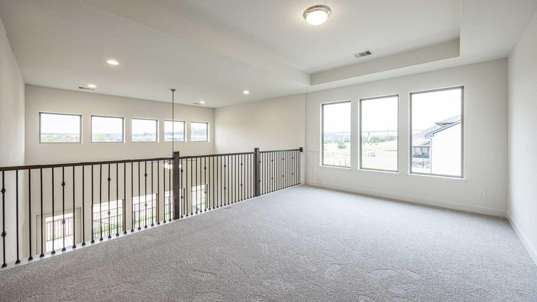 Spacious, unfurnished interior of a new home in Wolf Ranch 56', Georgetown (Image 13).